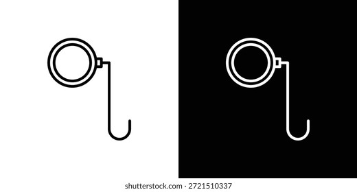 Ar monocle icon logo element. Vector illustration. EPS10