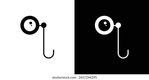 Ar monocle icon Vector Logo Template for graphic and web design.