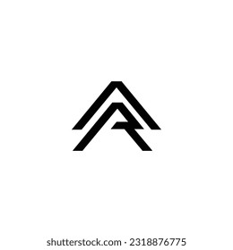 AR Monogram Logo Design Idea