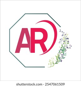 AR Natural Logo Design Branding Corporate Identity