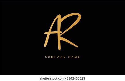 AR R A Abstract Letters Logo Monogram