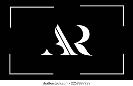 AR, RA, A, R, Abstract Letters Logo Monogram