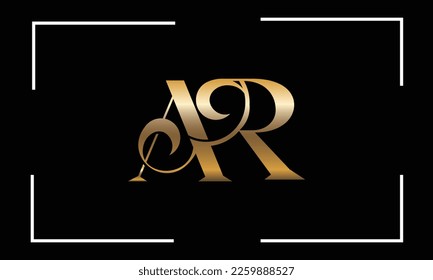 AR, RA, A, R, Abstract Letters Logo Monogram