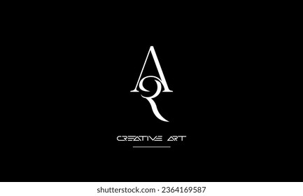 AR, RA, A, R abstract letters logo monogram