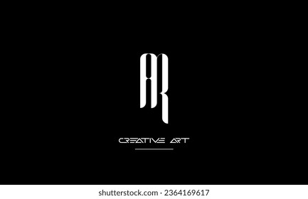 AR, RA, A, R abstract letters logo monogram