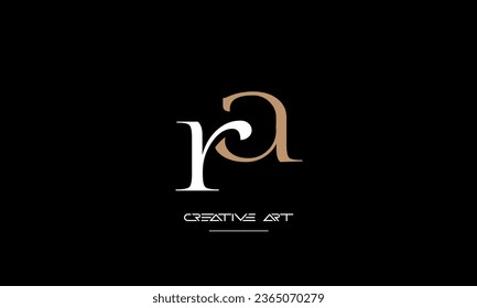 AR, RA, A, R abstract letters logo monogram