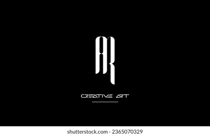 AR, RA, A, R abstract letters logo monogram