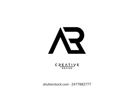 AR, RA, A, R, Abstract Letters Logo Monogram