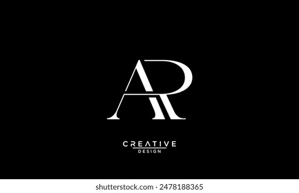 AR, RA, A, R, Abstract Letters Logo Monogram