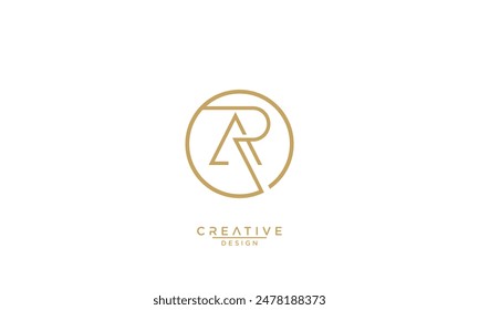 AR, RA, A, R, Abstract Letters Logo Monogram