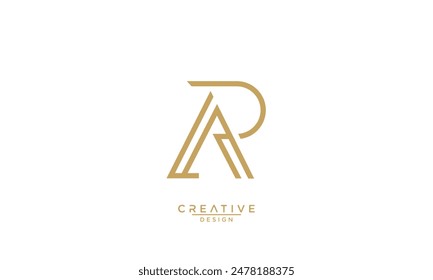 AR, RA, A, R, Abstrakte Buchstaben Logo-Monogramm