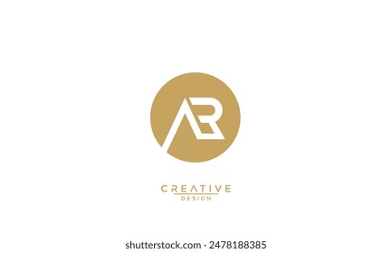 AR, RA, A, R, Abstract Letters Logo Monogram