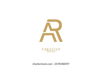 AR, RA, A, R, Abstract Letters Logo Monogram