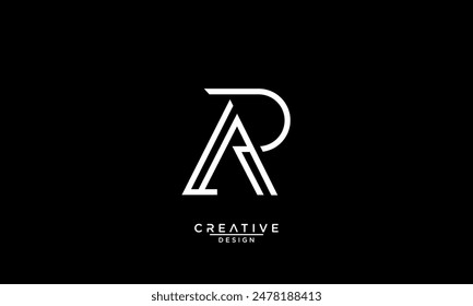 AR, RA, A, R, Abstrakte Buchstaben Logo-Monogramm