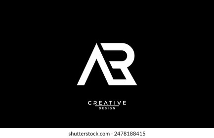 AR, RA, A, R, Abstract Letters Logo Monogram