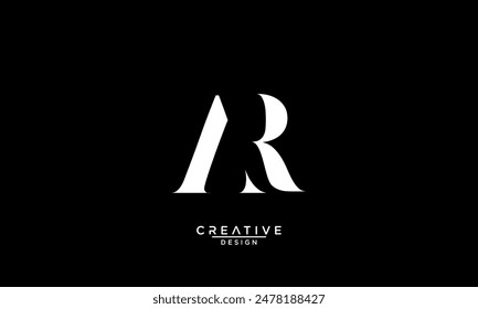 AR, RA, A, R, Abstract Letters Logo Monogram