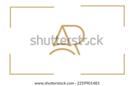 AR, RA, A, R, Abstract Letters Logo Monogram