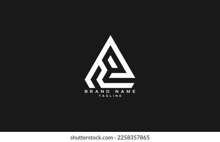 AR, RA, Abstract initial monogram letter alphabet logo design