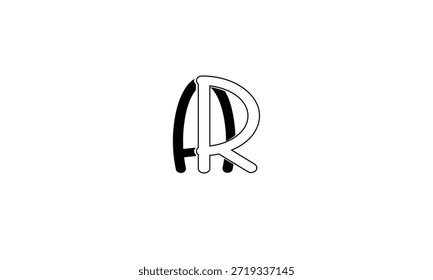 AR, RA ABSTRACT LETTER LOGO MONOGRAM
