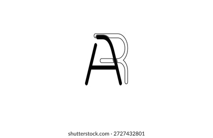 AR, RA ABSTRACT LETTER LOGO MONOGRAM