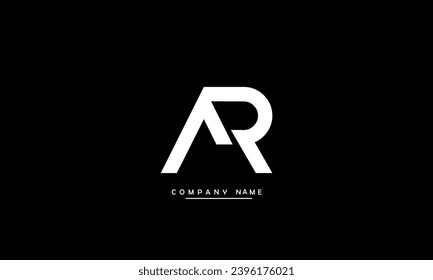 AR, RA Abstract Letters Logo Monogram