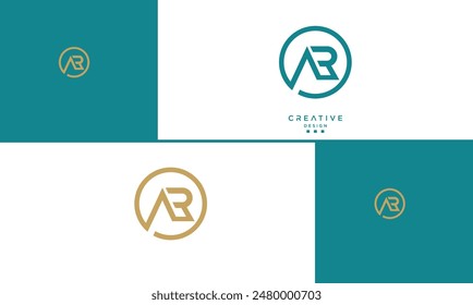 AR, RA, Abstract Letters Logo Monogram