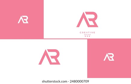 AR, RA, Abstract Letters Logo Monogram