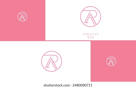 AR, RA, Abstract Letters Logo Monogram