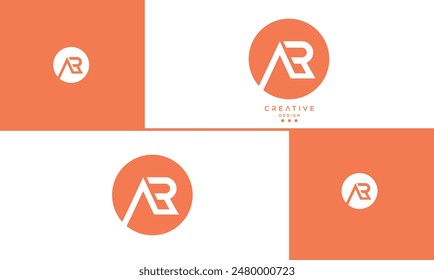 AR, RA, Abstract Letters Logo Monogram