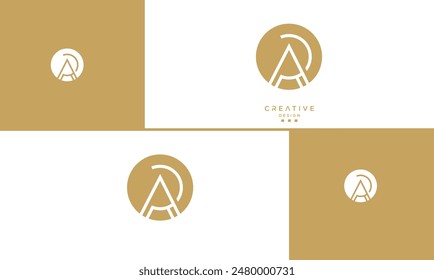 AR, RA, Abstrakte Buchstaben Logo Monogramm