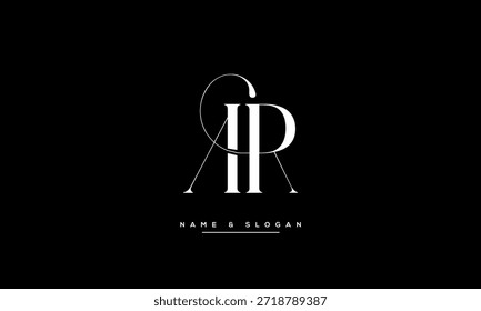 AR, RA Abstract Letters Logo Monogram
