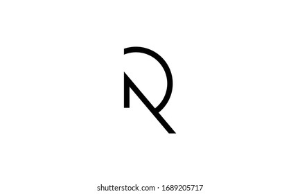 AR or RA alphabet letter mark monogram luxury symbol vector icon logo template
