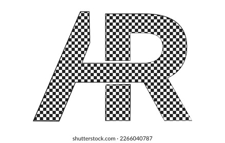 AR, RA Alphabet Letters Logo Monogram