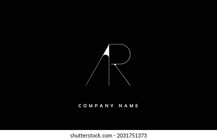 AR, RA Alphabets Letters Logo Monogram