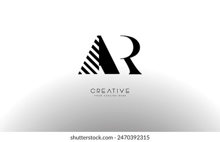 AR RA Alphabets Letters Logo Monogram