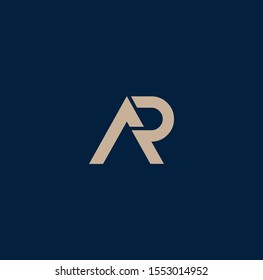 AR or RA letter designs for logo and icons