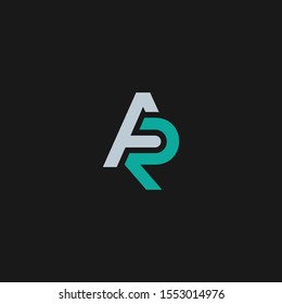 AR or RA letter designs for logo and icons