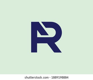 AR RA LETTER LOGO DESIGN VECTOR TEMPLATE