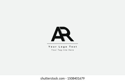 AR or RA letter logo. Unique attractive creative modern initial AR RA A R initial based letter icon logo