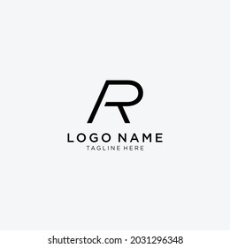 AR And RA letter logo. Unique attractive creative modern initial A R initial based letter icon logo