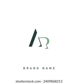AR and RA Letters Logo Monogram template.