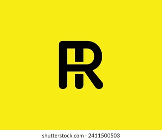 AR RA logo design vector template