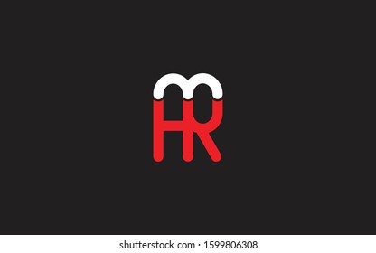 AR or RA and A or R Letter Initial Logo Design Template Vector Illustration
