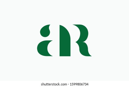 ar or ra and a or r Letter Initial Logo Design Template Vector Illustration