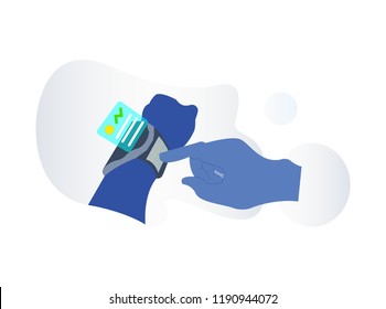 AR Smart Watch 2D Graphic 
