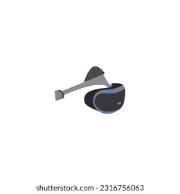 AR and VR line vector set isolated on white background. Virtual and augmented reality outline icons for web design, mobile apps, ui design and print. Vr headset Vector illustration. vector Metaverse 