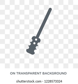 Ar wand icon. Trendy flat vector Ar wand icon on transparent background from Artificial Intelligence, Future Technology collection. 