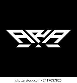 ARA letter logo vector design, ARA simple and modern logo. ARA luxurious alphabet design  