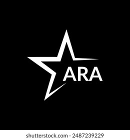 ARA Logo Design, Inspiration für eine einmalige Identität. Moderne Eleganz und kreatives Design. Wasserzeichen Deinen Erfolg mit dem Striking this Logo.