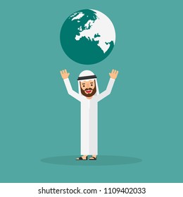 Arab businessmen occupy the world